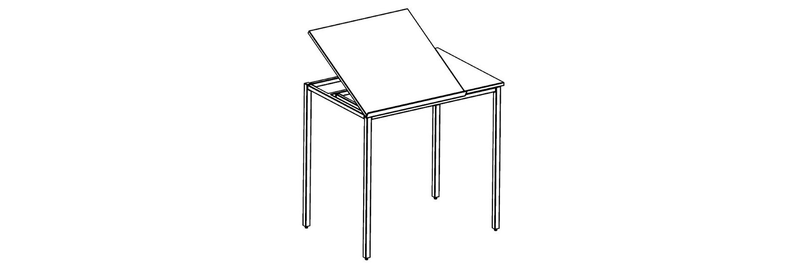 Corilam 661 Split Top Tilting Drafting Table Corilam 661 Split Top Tilting Drafting Table