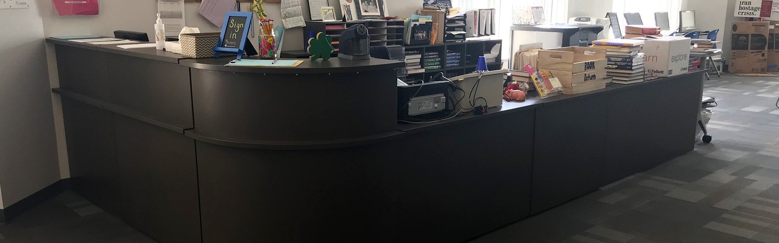 Media Center Circulation Desk 300