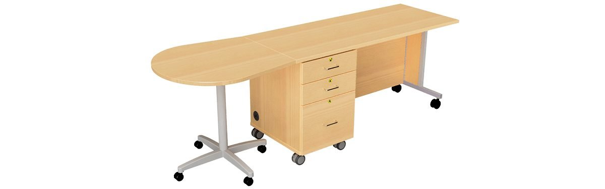 CFC Educational 564 Teachers Desk Custom Assembly