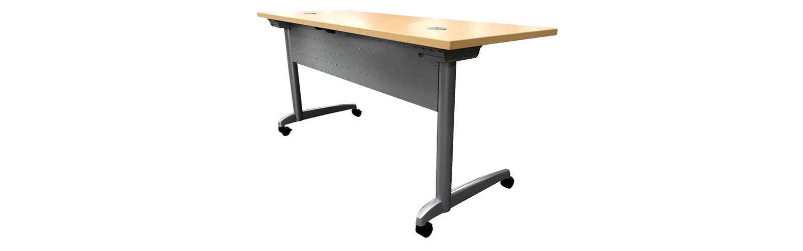 CFC Educational 643 C Leg Flip Top Table Feature