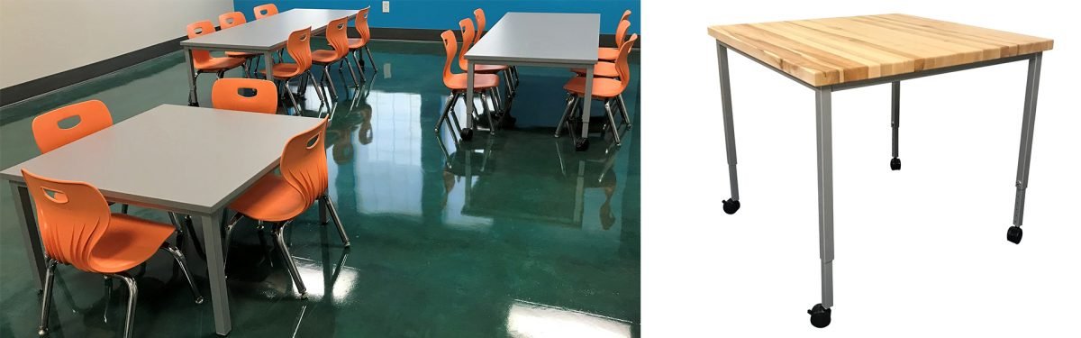 CFC Educational Fully Welded Table Feature